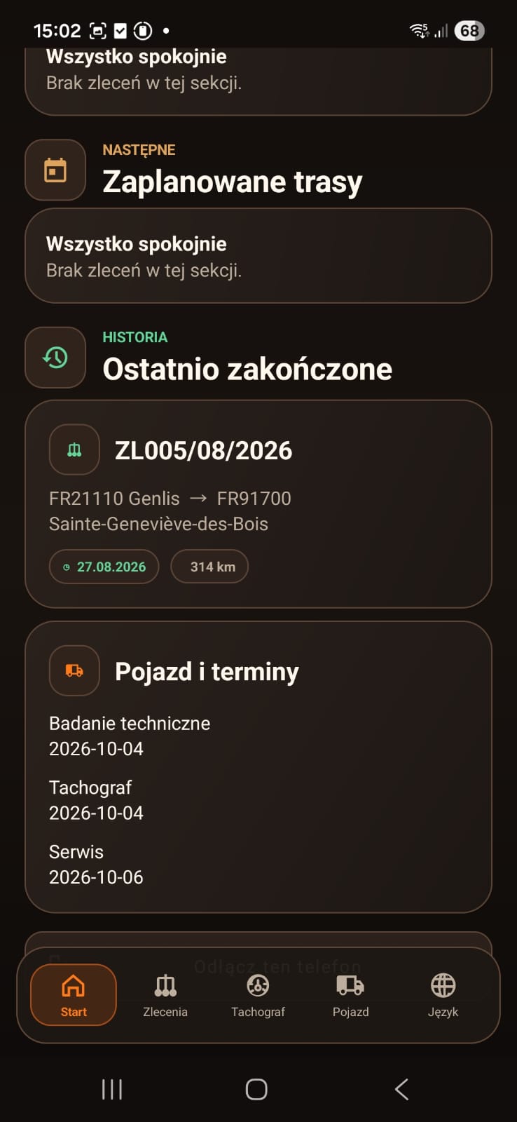 Ekran tras, historii i terminów w FoxDriver